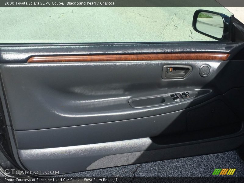 Black Sand Pearl / Charcoal 2000 Toyota Solara SE V6 Coupe