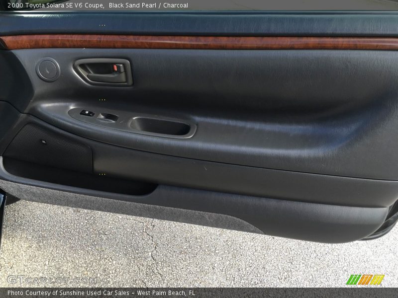 Black Sand Pearl / Charcoal 2000 Toyota Solara SE V6 Coupe