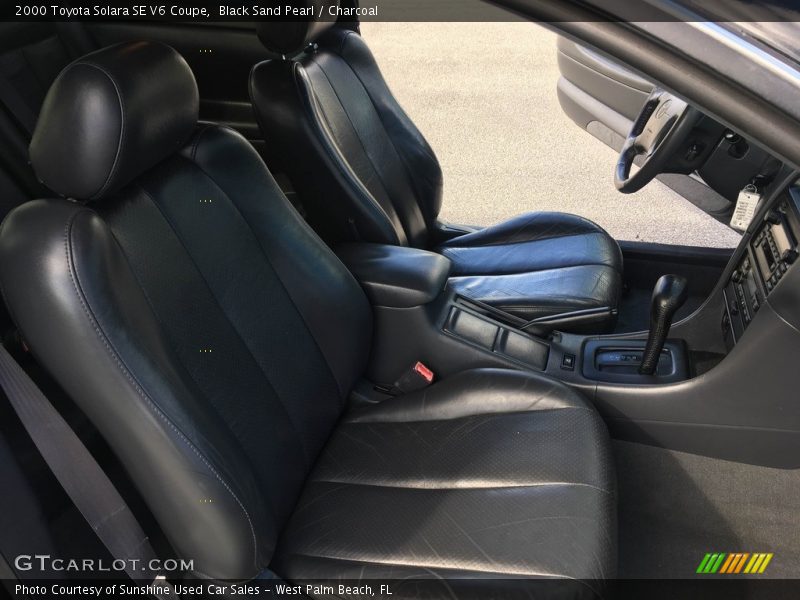 Black Sand Pearl / Charcoal 2000 Toyota Solara SE V6 Coupe