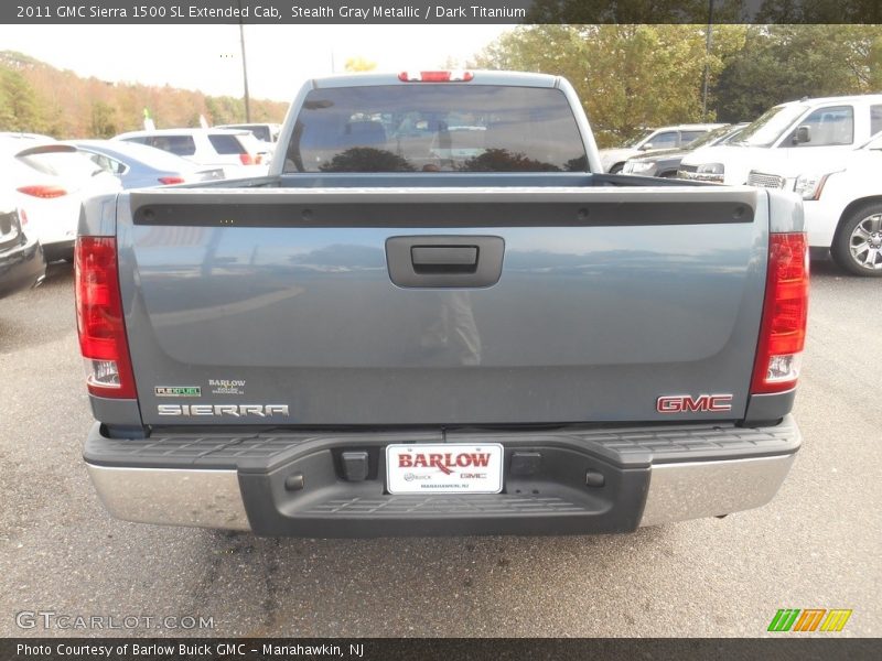 Stealth Gray Metallic / Dark Titanium 2011 GMC Sierra 1500 SL Extended Cab