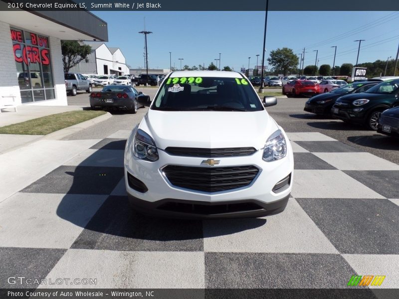 Summit White / Jet Black 2016 Chevrolet Equinox LS
