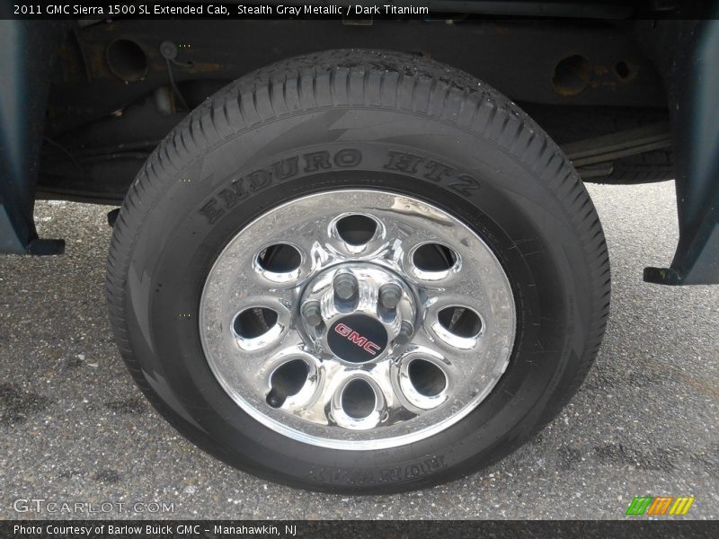 Stealth Gray Metallic / Dark Titanium 2011 GMC Sierra 1500 SL Extended Cab