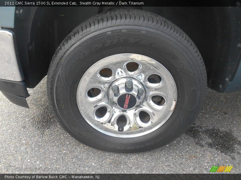 Stealth Gray Metallic / Dark Titanium 2011 GMC Sierra 1500 SL Extended Cab