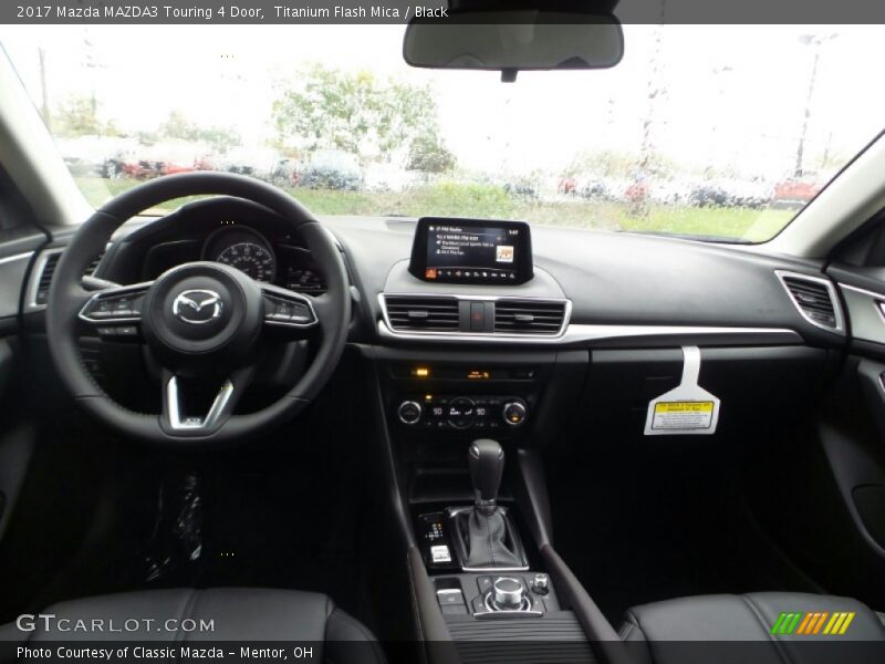 Titanium Flash Mica / Black 2017 Mazda MAZDA3 Touring 4 Door