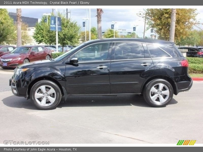 Crystal Black Pearl / Ebony 2011 Acura MDX Technology