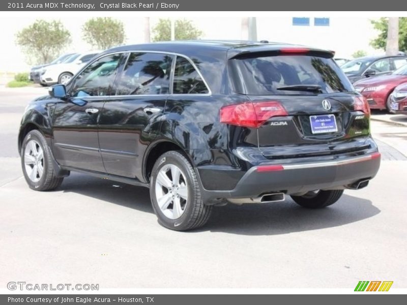 Crystal Black Pearl / Ebony 2011 Acura MDX Technology