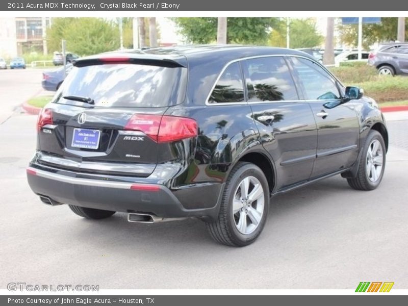 Crystal Black Pearl / Ebony 2011 Acura MDX Technology