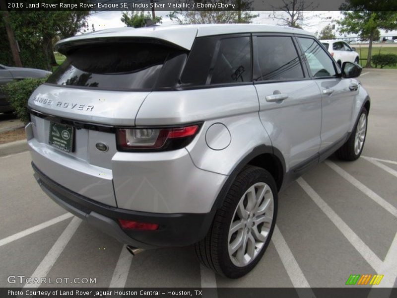 Indus Silver Metalllic / Ebony/Ebony 2016 Land Rover Range Rover Evoque SE