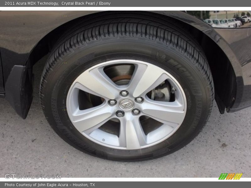 Crystal Black Pearl / Ebony 2011 Acura MDX Technology