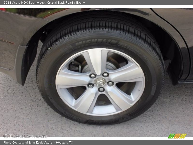 Crystal Black Pearl / Ebony 2011 Acura MDX Technology