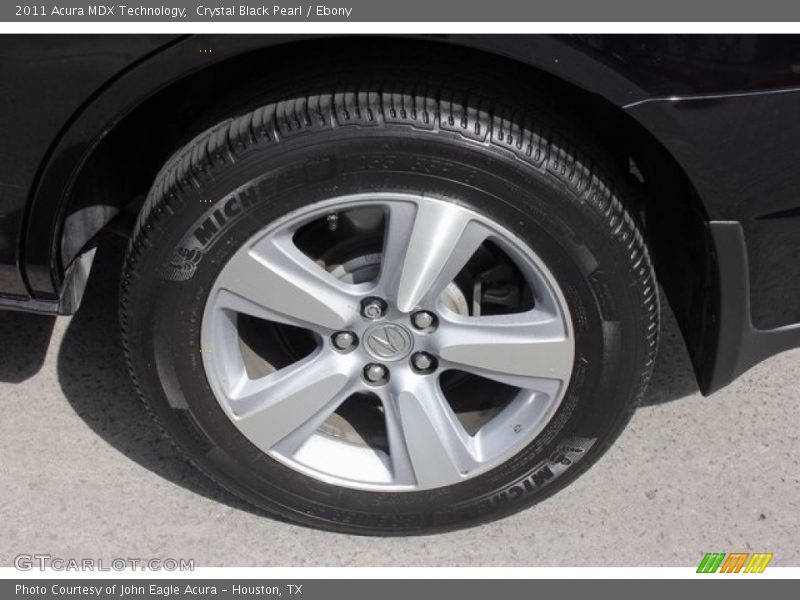 Crystal Black Pearl / Ebony 2011 Acura MDX Technology