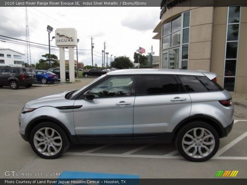 Indus Silver Metalllic / Ebony/Ebony 2016 Land Rover Range Rover Evoque SE