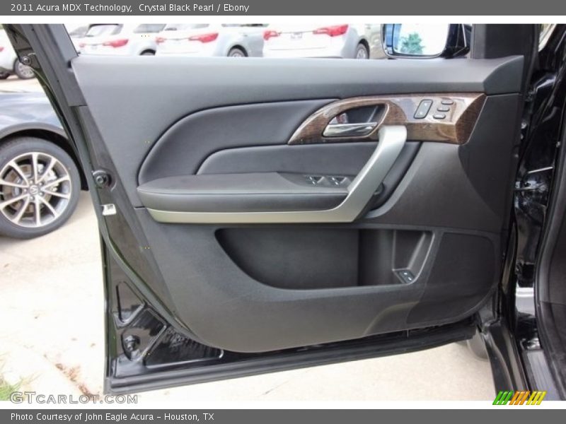 Crystal Black Pearl / Ebony 2011 Acura MDX Technology