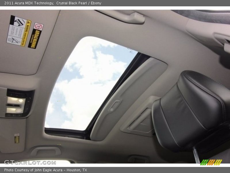 Crystal Black Pearl / Ebony 2011 Acura MDX Technology