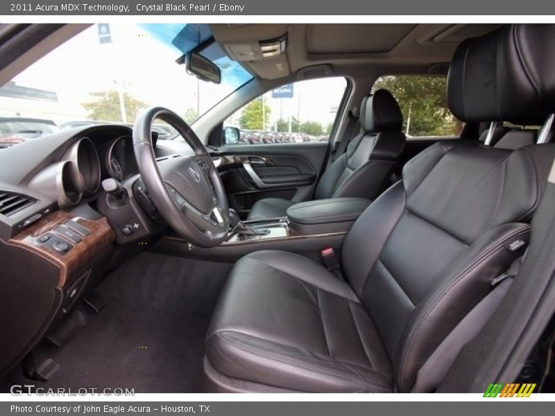 Crystal Black Pearl / Ebony 2011 Acura MDX Technology