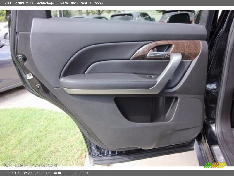 Crystal Black Pearl / Ebony 2011 Acura MDX Technology