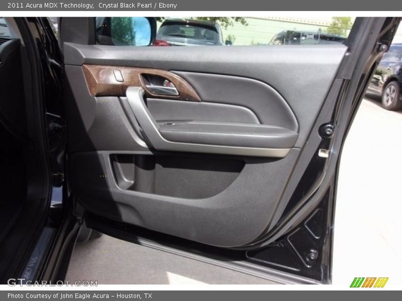 Crystal Black Pearl / Ebony 2011 Acura MDX Technology