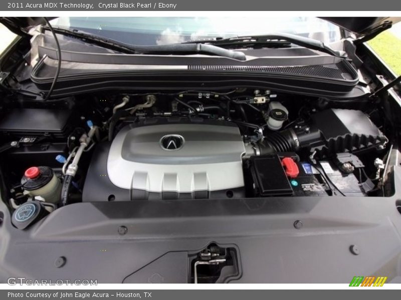 Crystal Black Pearl / Ebony 2011 Acura MDX Technology