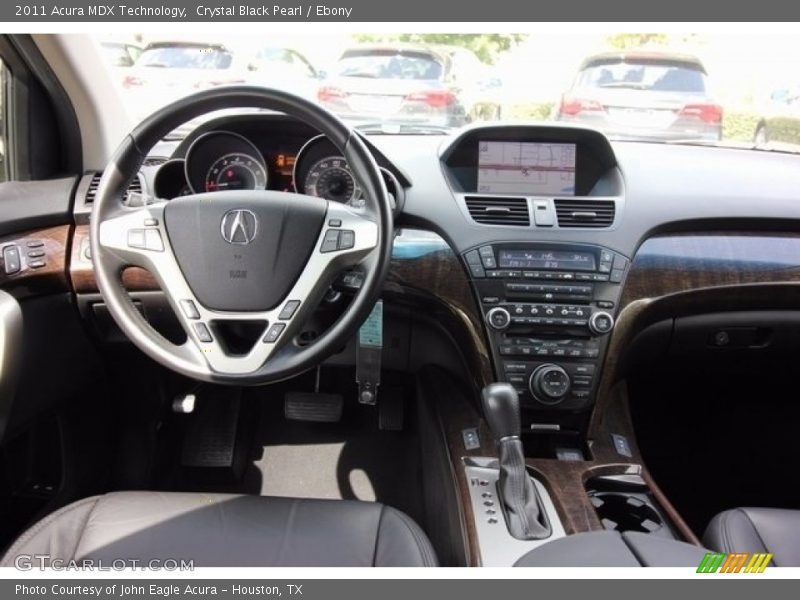 Crystal Black Pearl / Ebony 2011 Acura MDX Technology