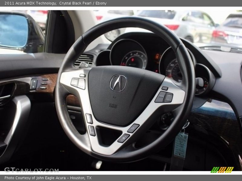 Crystal Black Pearl / Ebony 2011 Acura MDX Technology