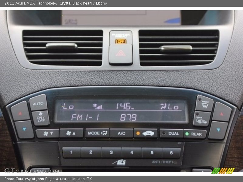 Crystal Black Pearl / Ebony 2011 Acura MDX Technology