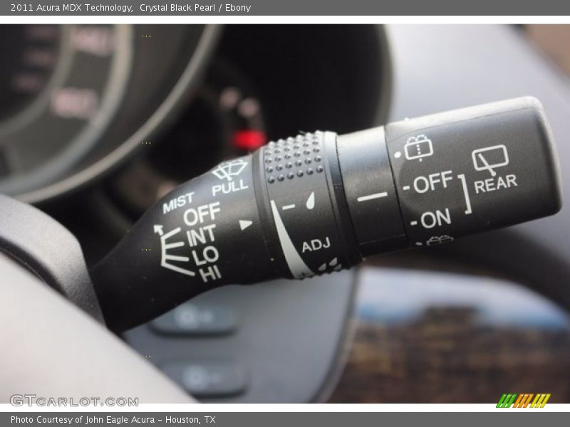 Crystal Black Pearl / Ebony 2011 Acura MDX Technology