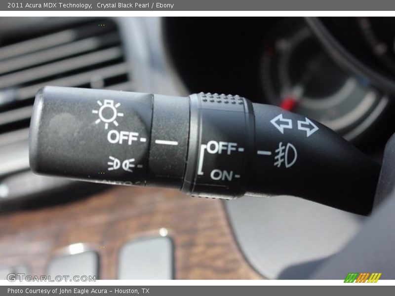 Crystal Black Pearl / Ebony 2011 Acura MDX Technology