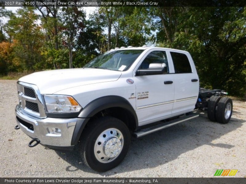 Front 3/4 View of 2017 4500 Tradesman Crew Cab 4x4 Chassis