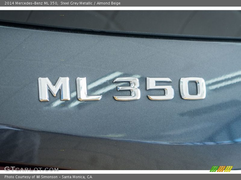 Steel Grey Metallic / Almond Beige 2014 Mercedes-Benz ML 350