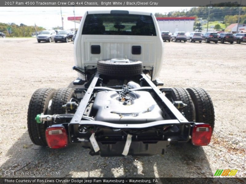 Bright White / Black/Diesel Gray 2017 Ram 4500 Tradesman Crew Cab 4x4 Chassis