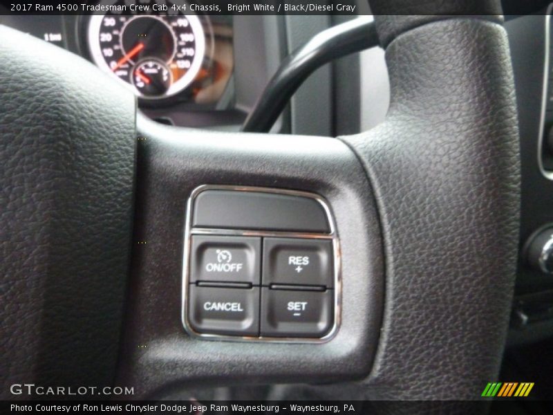 Controls of 2017 4500 Tradesman Crew Cab 4x4 Chassis