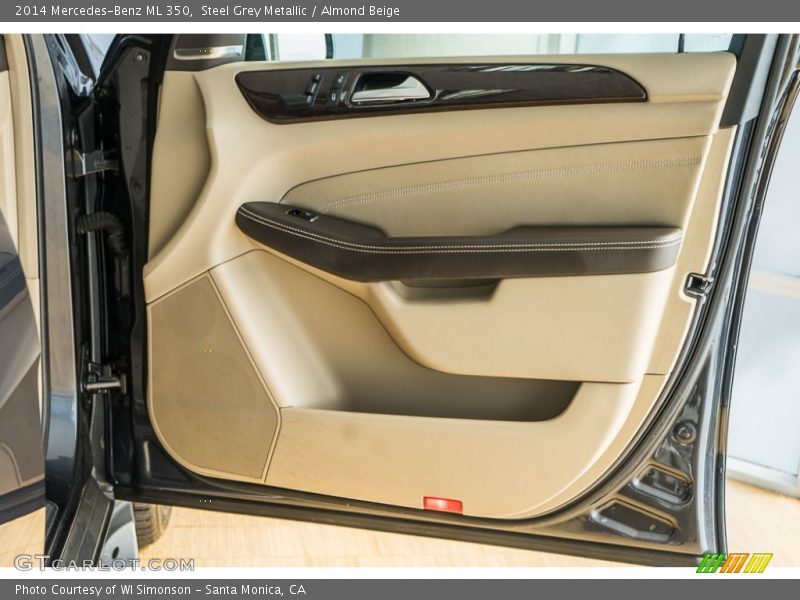 Steel Grey Metallic / Almond Beige 2014 Mercedes-Benz ML 350