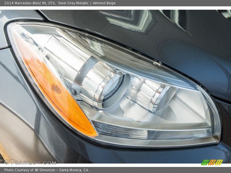 Steel Grey Metallic / Almond Beige 2014 Mercedes-Benz ML 350