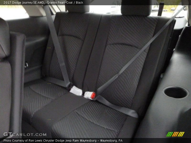 Rear Seat of 2017 Journey SE AWD