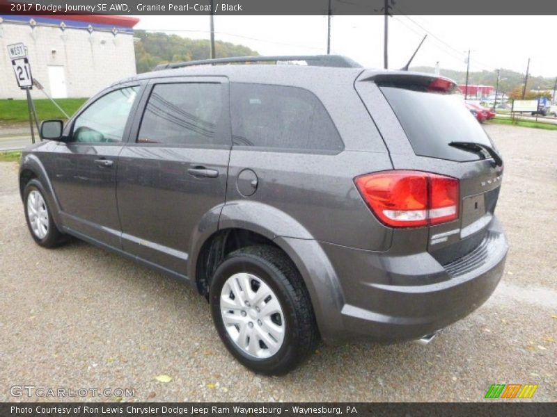 Granite Pearl-Coat / Black 2017 Dodge Journey SE AWD