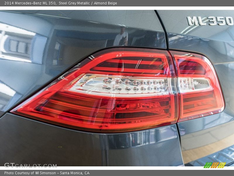 Steel Grey Metallic / Almond Beige 2014 Mercedes-Benz ML 350