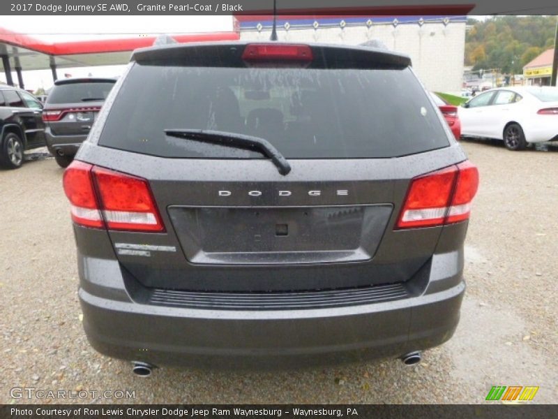 Granite Pearl-Coat / Black 2017 Dodge Journey SE AWD