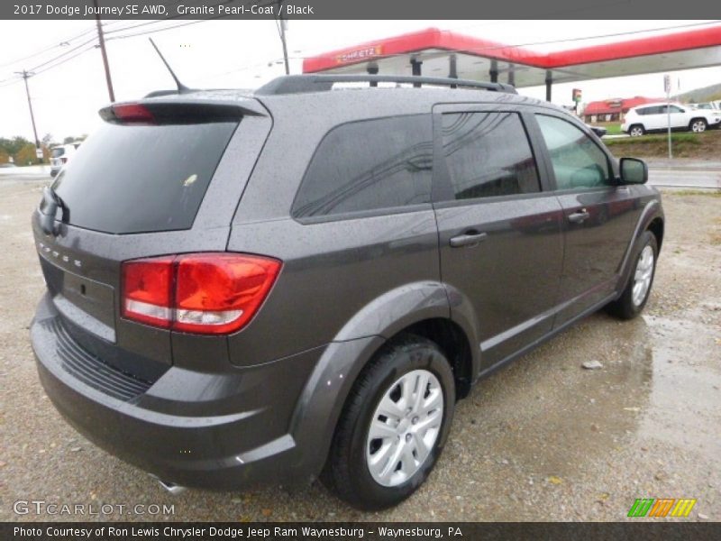 Granite Pearl-Coat / Black 2017 Dodge Journey SE AWD