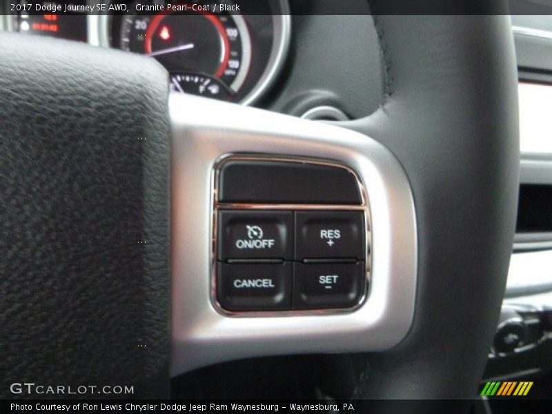 Granite Pearl-Coat / Black 2017 Dodge Journey SE AWD