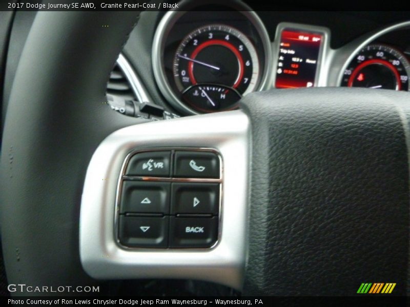 Granite Pearl-Coat / Black 2017 Dodge Journey SE AWD