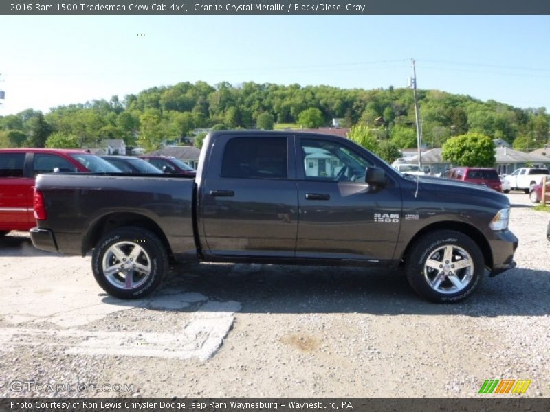 Granite Crystal Metallic / Black/Diesel Gray 2016 Ram 1500 Tradesman Crew Cab 4x4