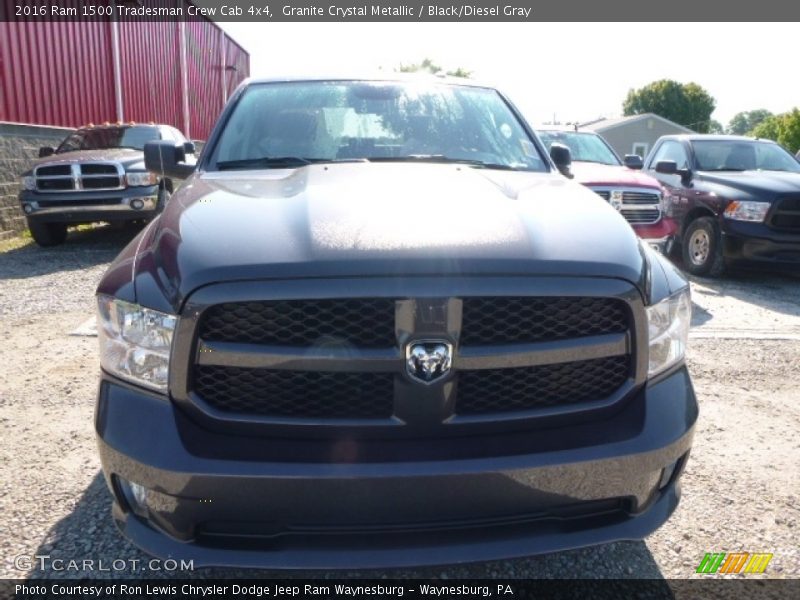 Granite Crystal Metallic / Black/Diesel Gray 2016 Ram 1500 Tradesman Crew Cab 4x4