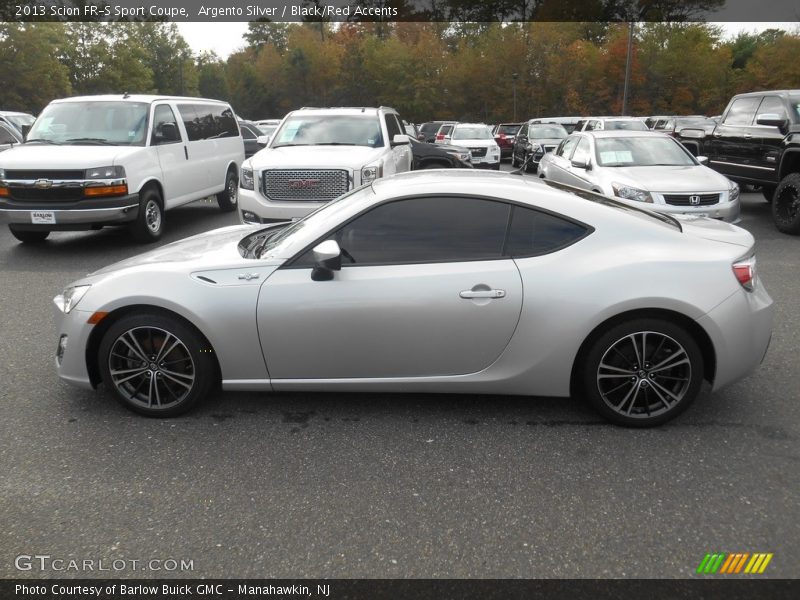 Argento Silver / Black/Red Accents 2013 Scion FR-S Sport Coupe