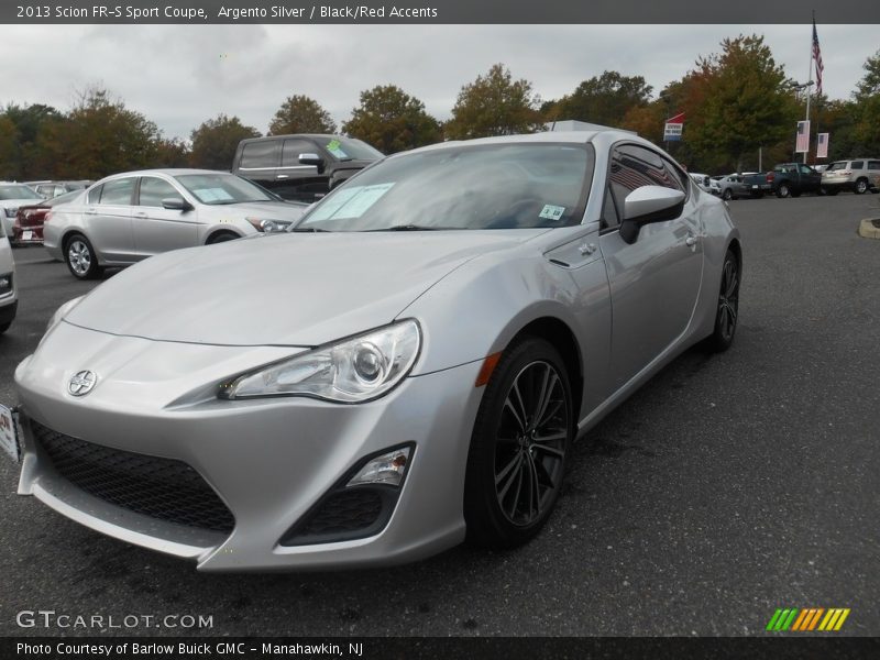 Argento Silver / Black/Red Accents 2013 Scion FR-S Sport Coupe