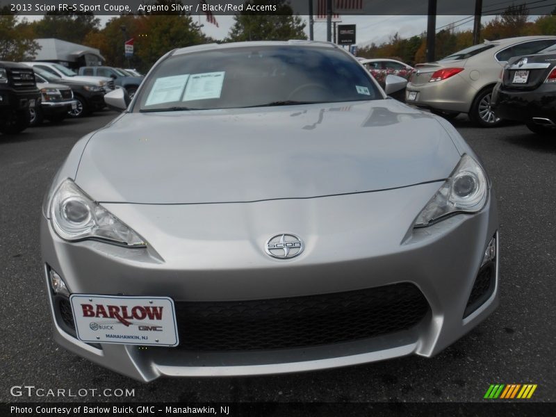 Argento Silver / Black/Red Accents 2013 Scion FR-S Sport Coupe