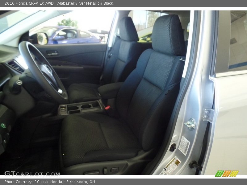 Alabaster Silver Metallic / Black 2016 Honda CR-V EX AWD