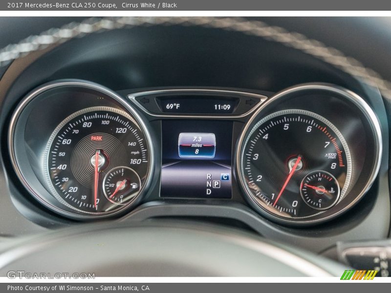 Cirrus White / Black 2017 Mercedes-Benz CLA 250 Coupe