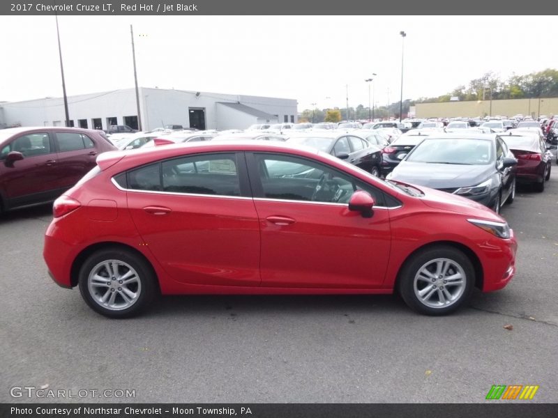 Red Hot / Jet Black 2017 Chevrolet Cruze LT