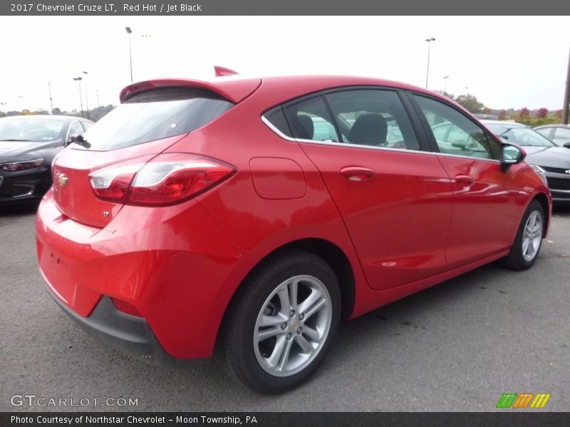 Red Hot / Jet Black 2017 Chevrolet Cruze LT
