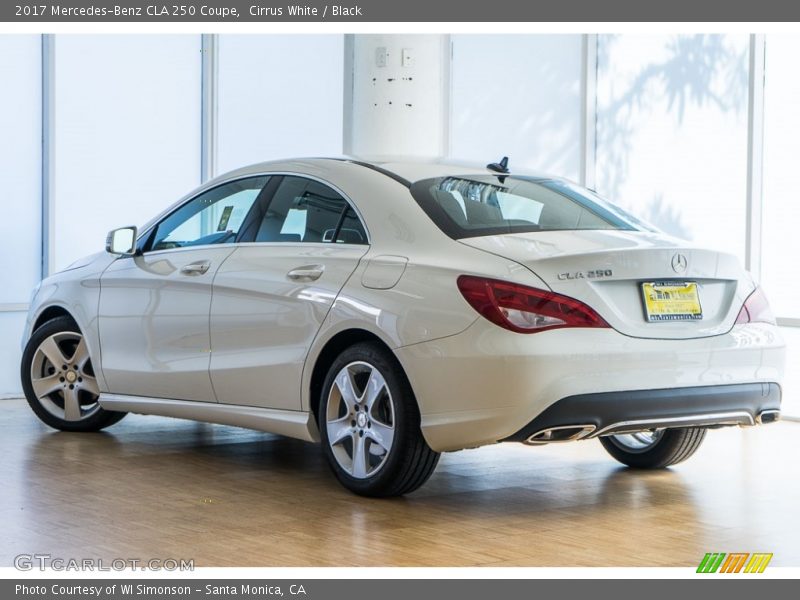 Cirrus White / Black 2017 Mercedes-Benz CLA 250 Coupe